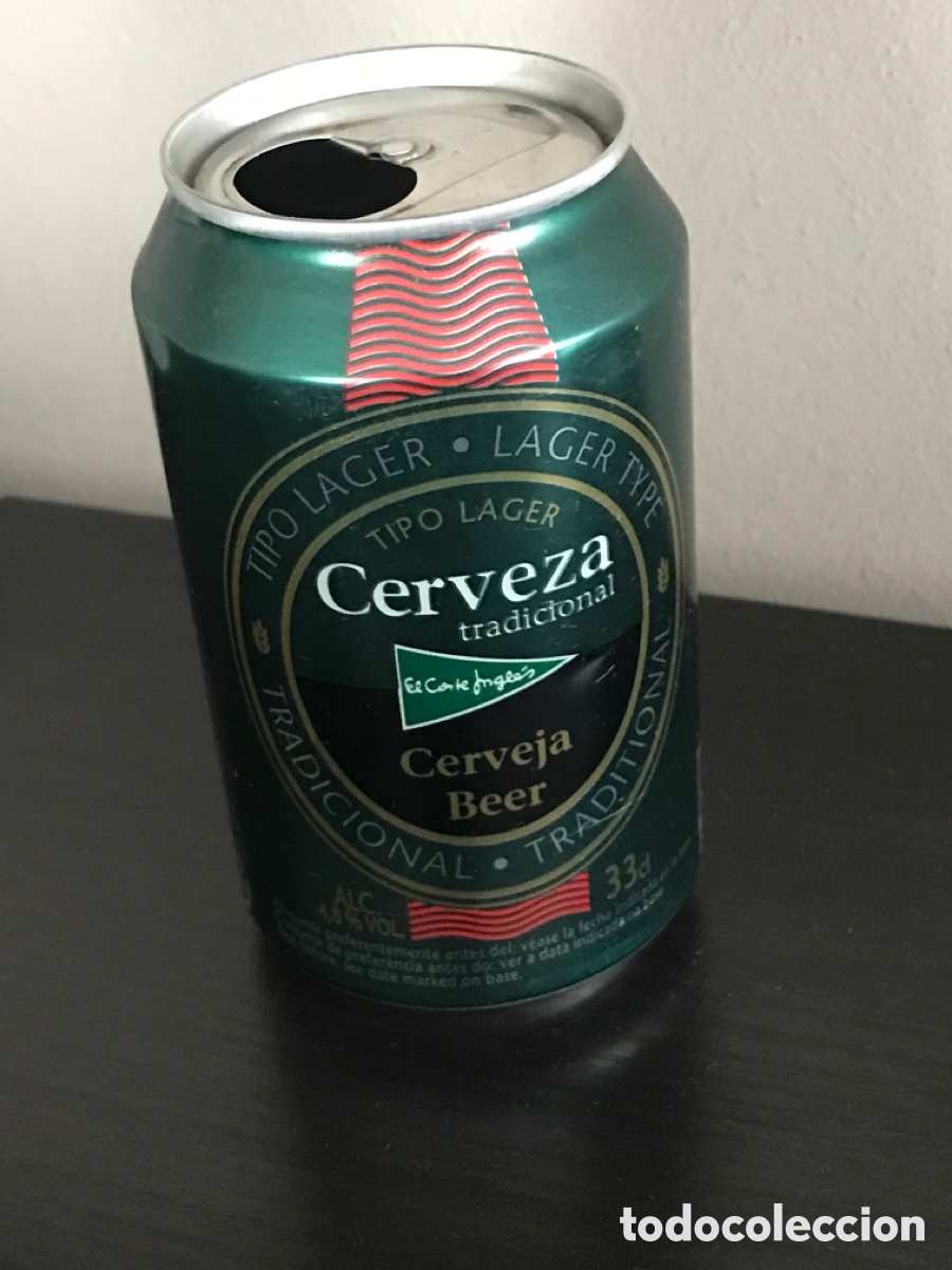 Collection of Keychains: CERVEZA TRADICIONAL TIPO LAGE - EL CORTE INGLES - LATA BOTE - BEER CAN