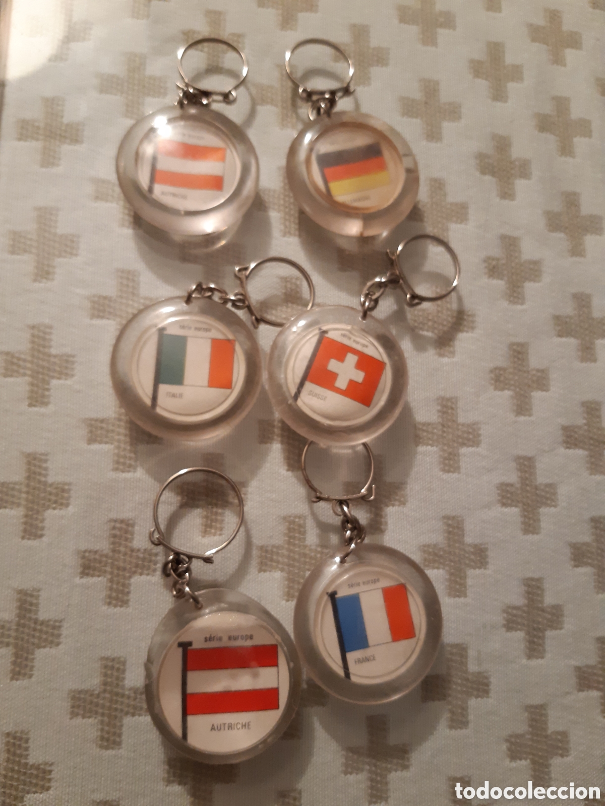 Collection of Keychains: Lote de 6 llaveros franceses a&ntilde;os 70 u 80 le tartare