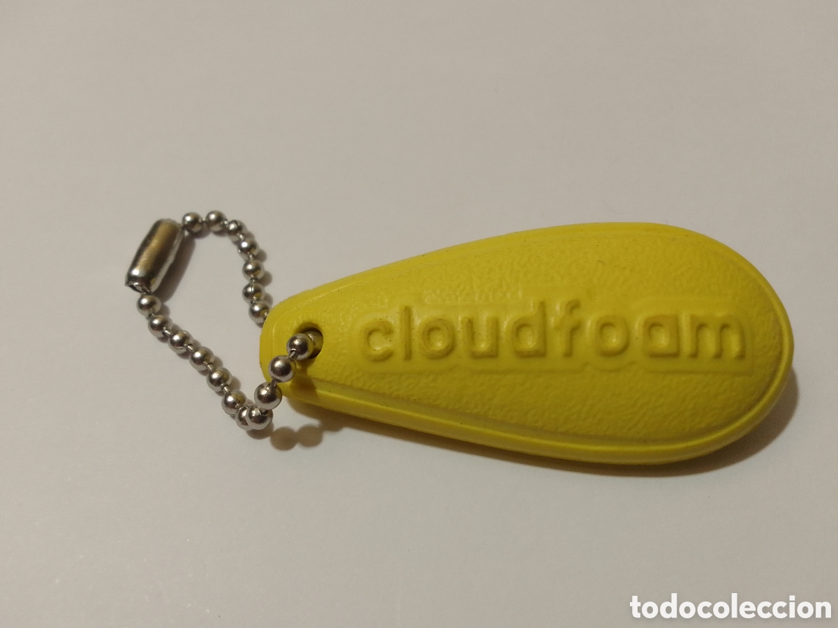 Llavero de goma con publicidad Cloudfoam