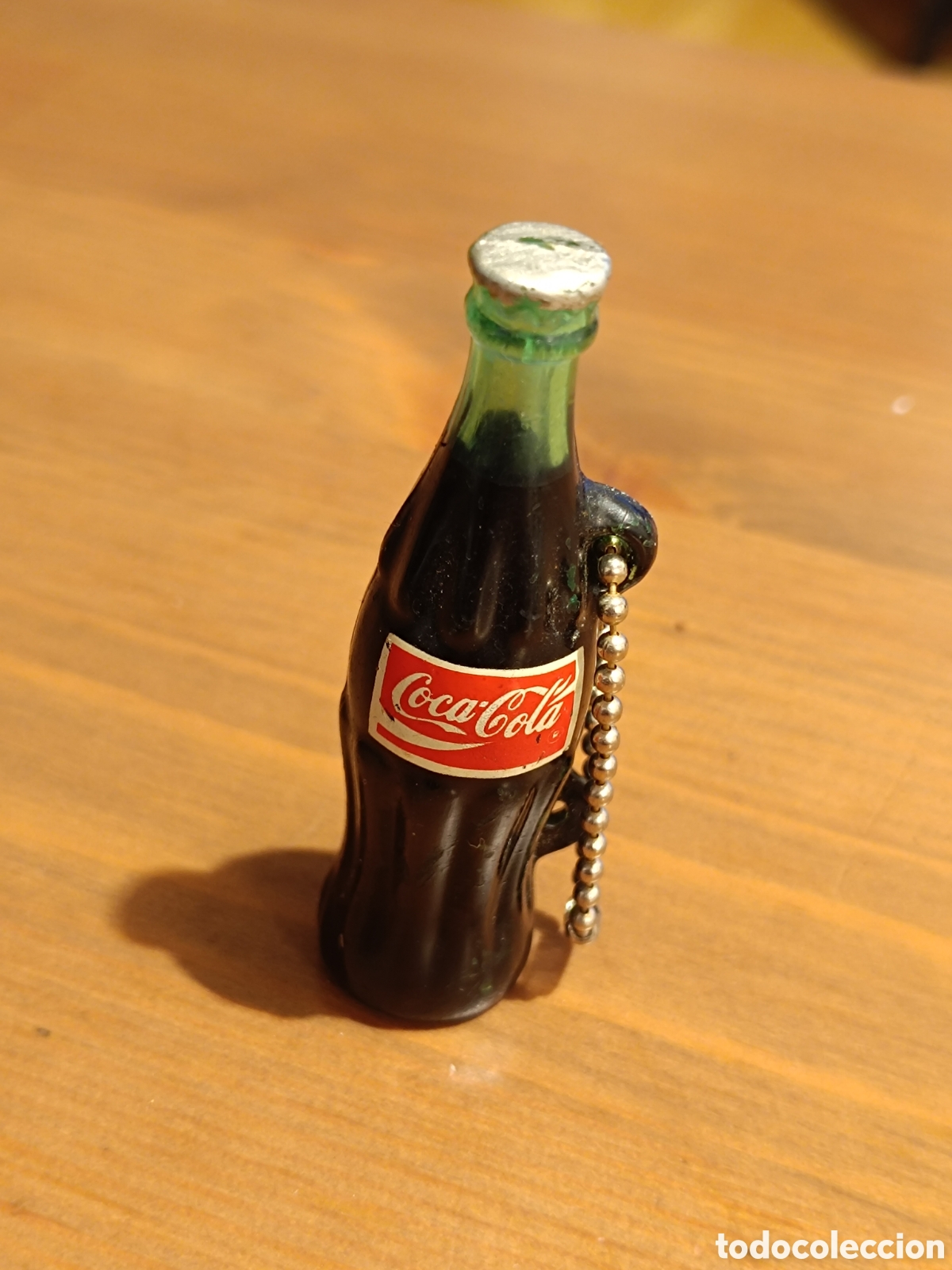 Coleccionismo de llaveros: Llavero botella Coca Cola a&ntilde;os 70