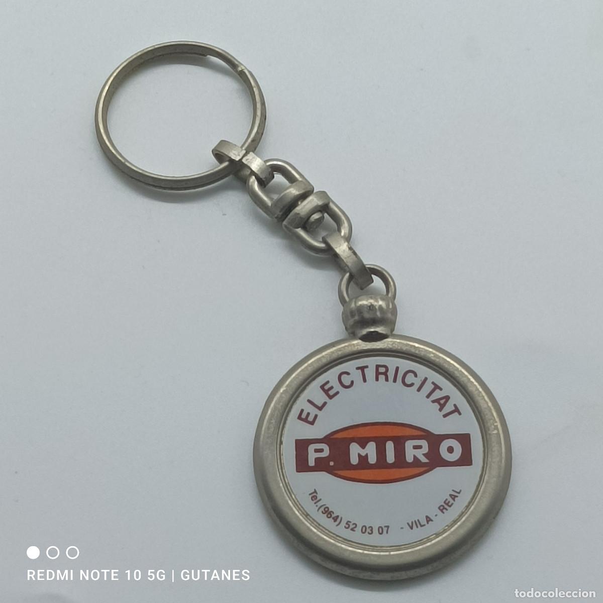 Coleccionismo de llaveros: LLAVERO ELECTRICITAT P.MIRO- VILLARREAL