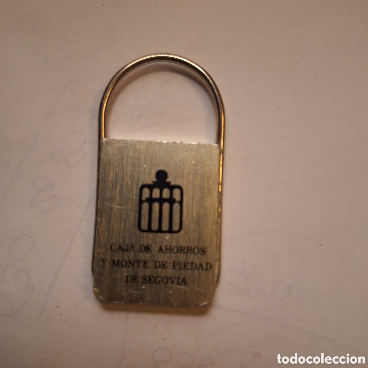 Sammlung von Schl&uuml;sselanh&auml;ngern: Llavero banco caja de Segovia