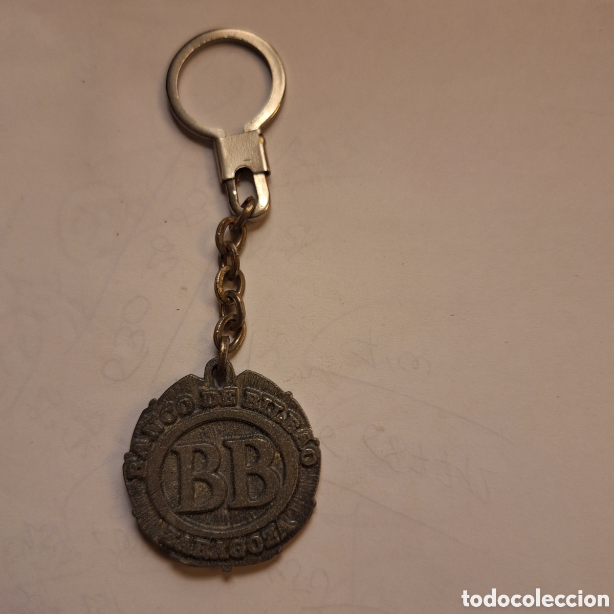 Colecionismo de porta-chaves: Llavero banco BB Bilbao Zaragoza