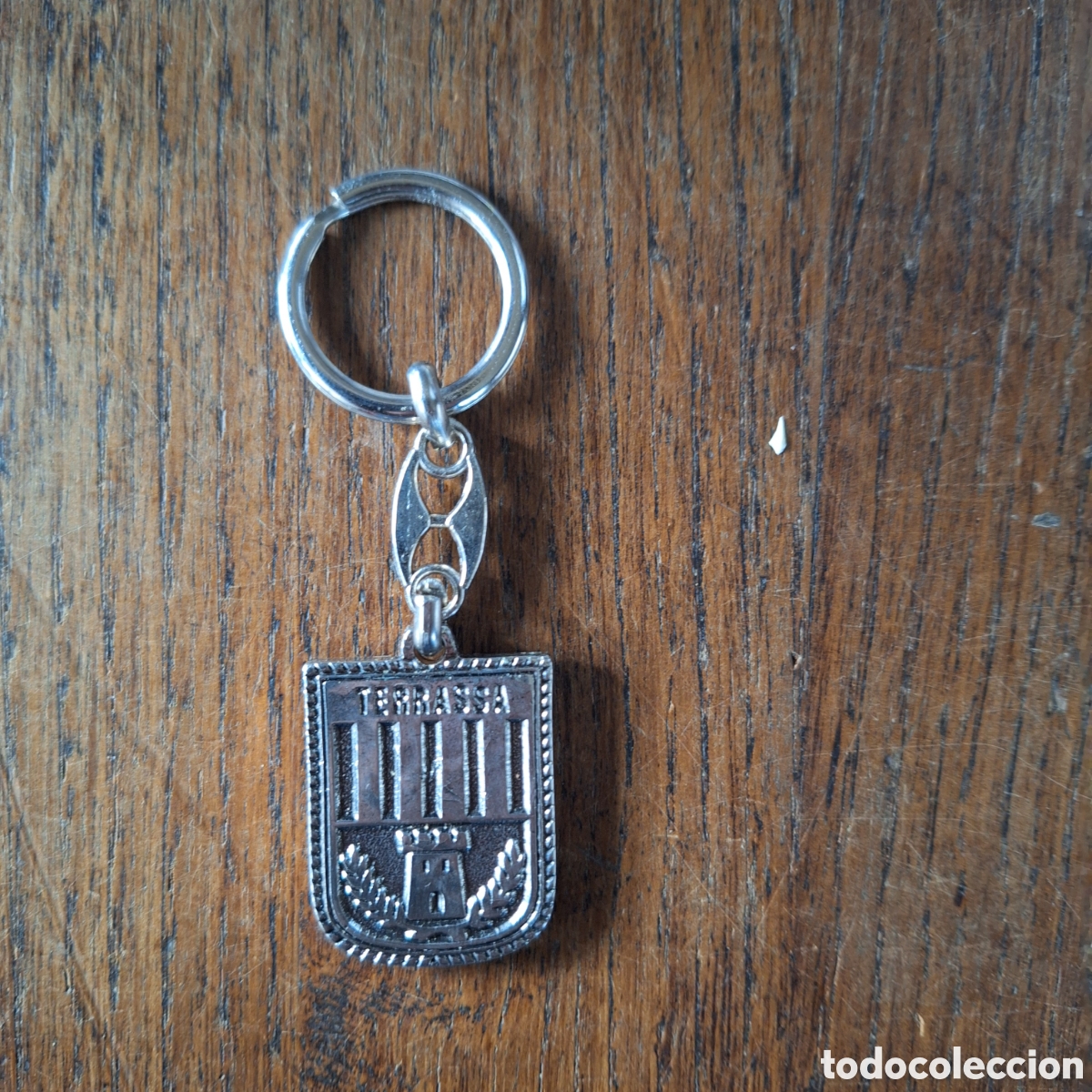 Collectionnisme de portes-cl&eacute;s: Llavero escudo terrassa terraza Barcelona