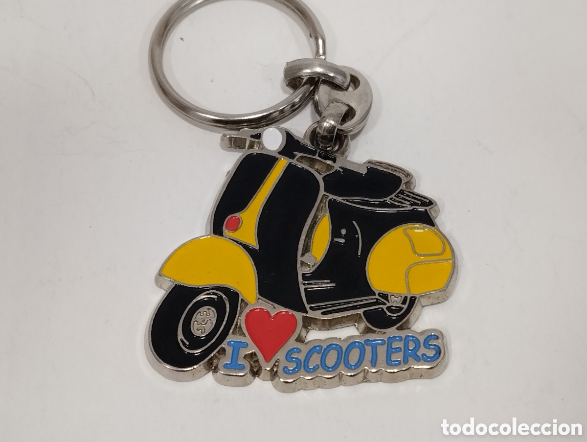 Collectionnisme de portes-cl&eacute;s: LLAVERO MOTO SCOOTER YO AMO SCOOTERS