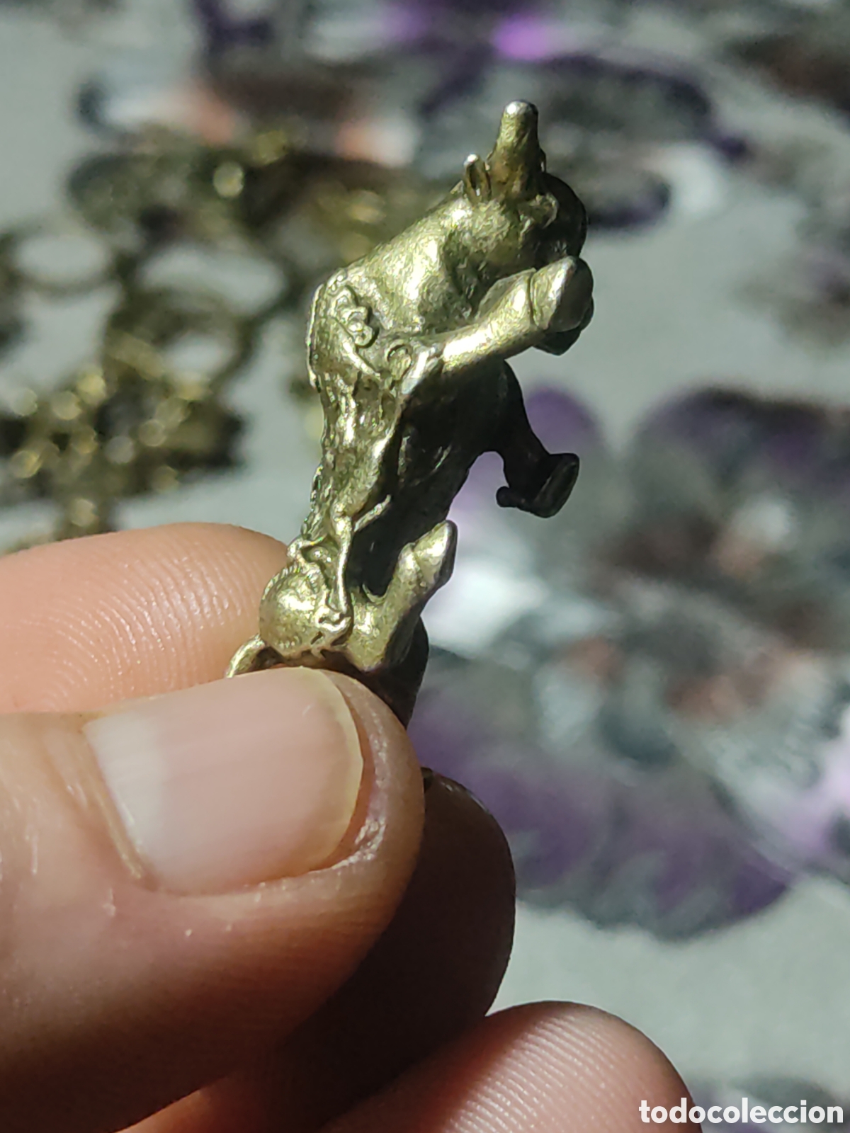 Coleccionismo de llaveros: Llavero toro Bravo de bronce o lat&oacute;n. - Foto 2
