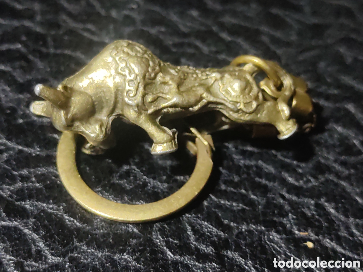 Coleccionismo de llaveros: Llavero toro Bravo de bronce o lat&oacute;n. - Foto 4