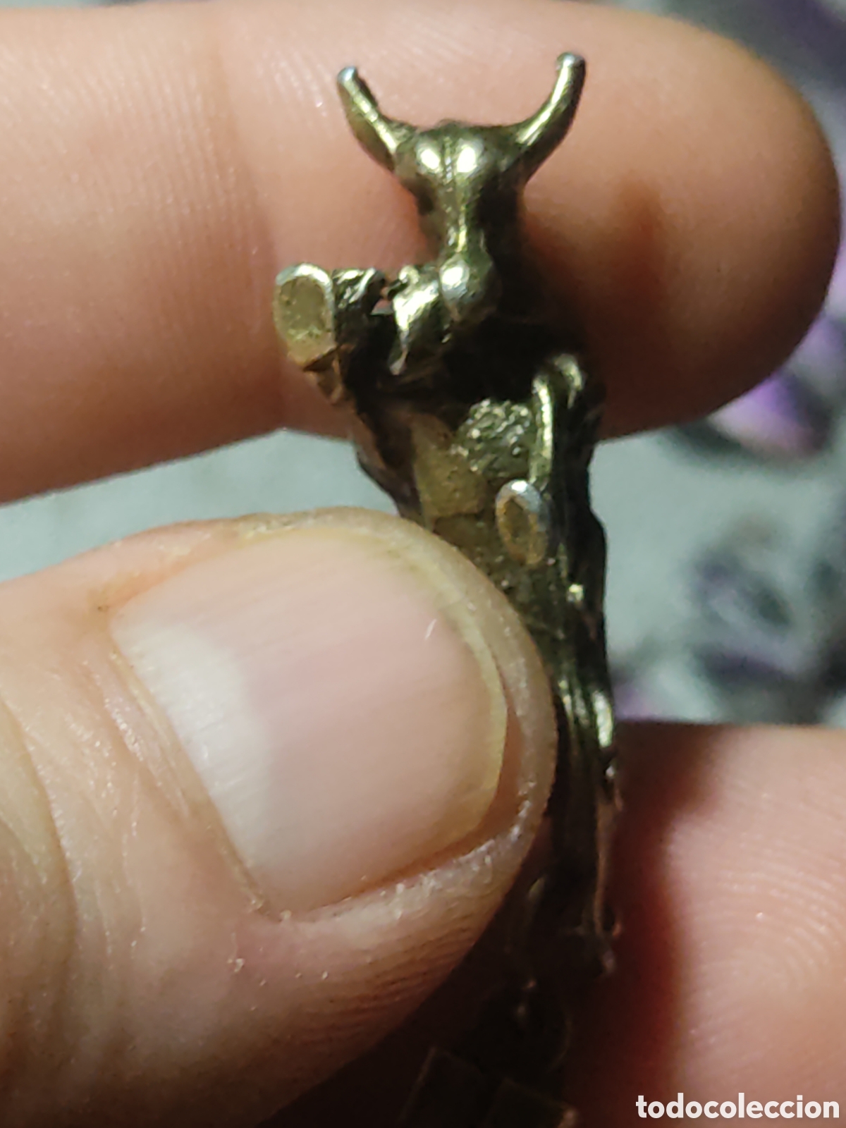 Coleccionismo de llaveros: Llavero toro Bravo de bronce o lat&oacute;n. - Foto 5