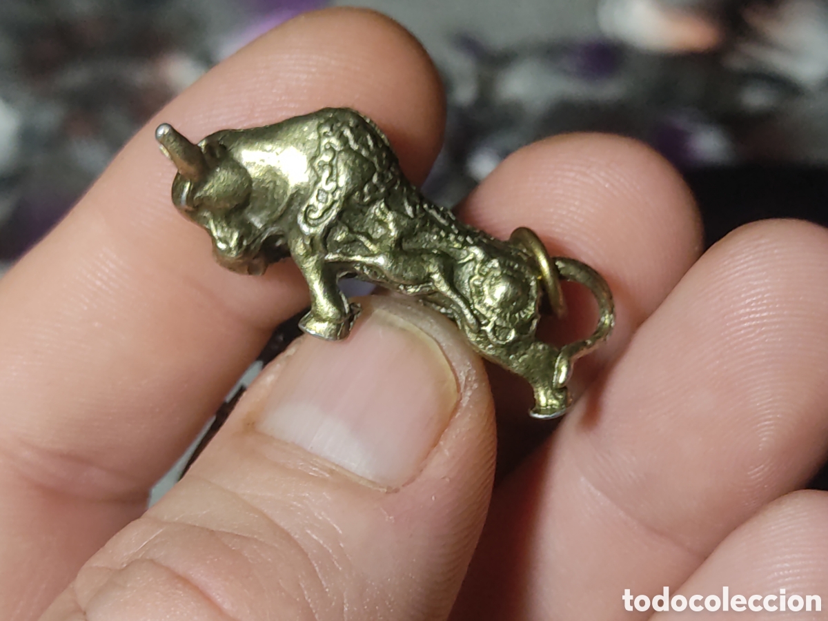 Coleccionismo de llaveros: Llavero toro Bravo de bronce o lat&oacute;n. - Foto 1