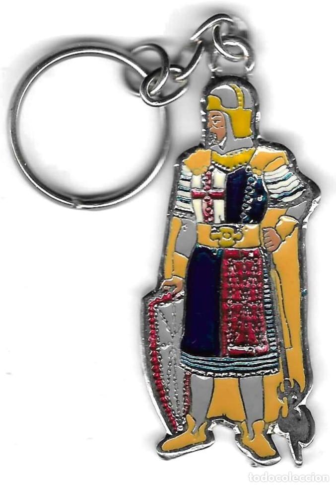 Sammlung von Schl&uuml;sselanh&auml;ngern: Llavero Fila Navarros. Alcoy. Metal. 18-560