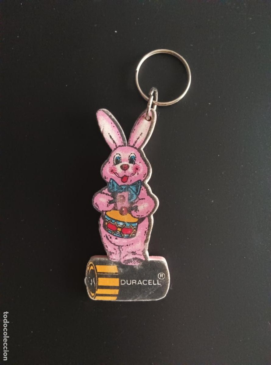 Coleccionismo de llaveros: CONEJO DE DURACELL, LLAVERO PROMOCIONAL A&Ntilde;OS 80.