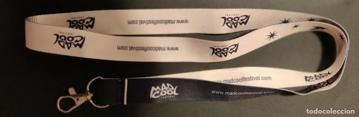 Colecionismo de porta-chaves: CINTA COLGANTE PARA LLAVES TARJETAS ETC - CON MOSQUETON. 'MAD COOL FESTIVAL'