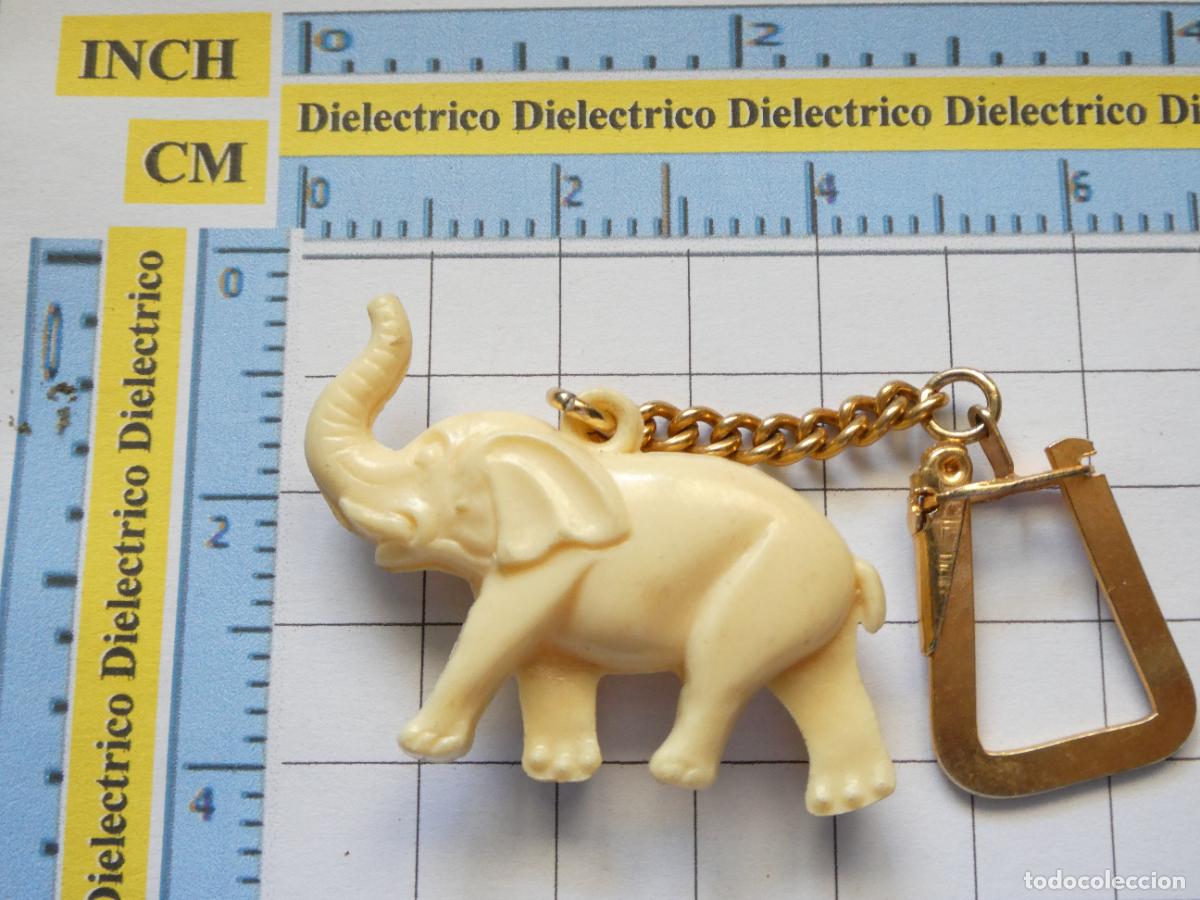 Coleccionismo de llaveros: LLAVERO DE MINIATURAS FIGURITAS. ELEFANTE DE LA SUERTE