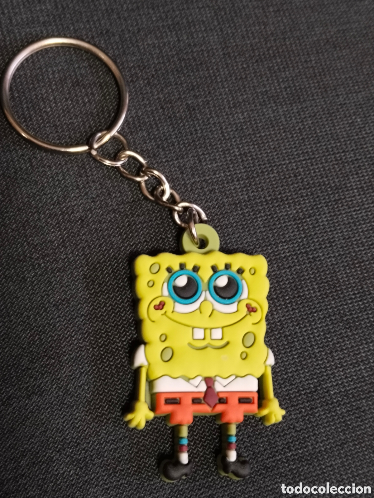 Coleccionismo de llaveros: Llavero de goma - Bob Esponja