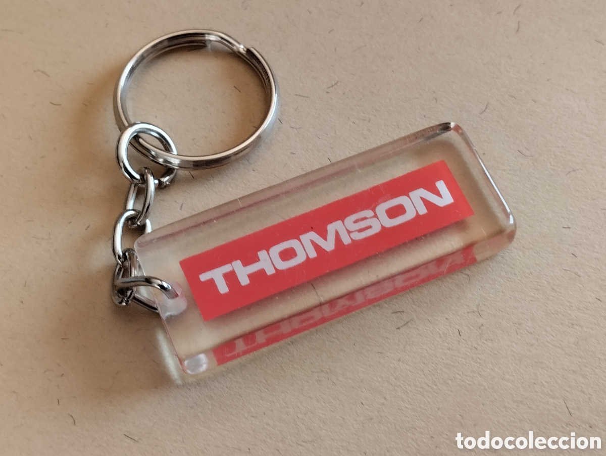 Collectionnisme de portes-cl&eacute;s: LLAVERO EN METRAQUILATO PUBLICITARIO THOMSON