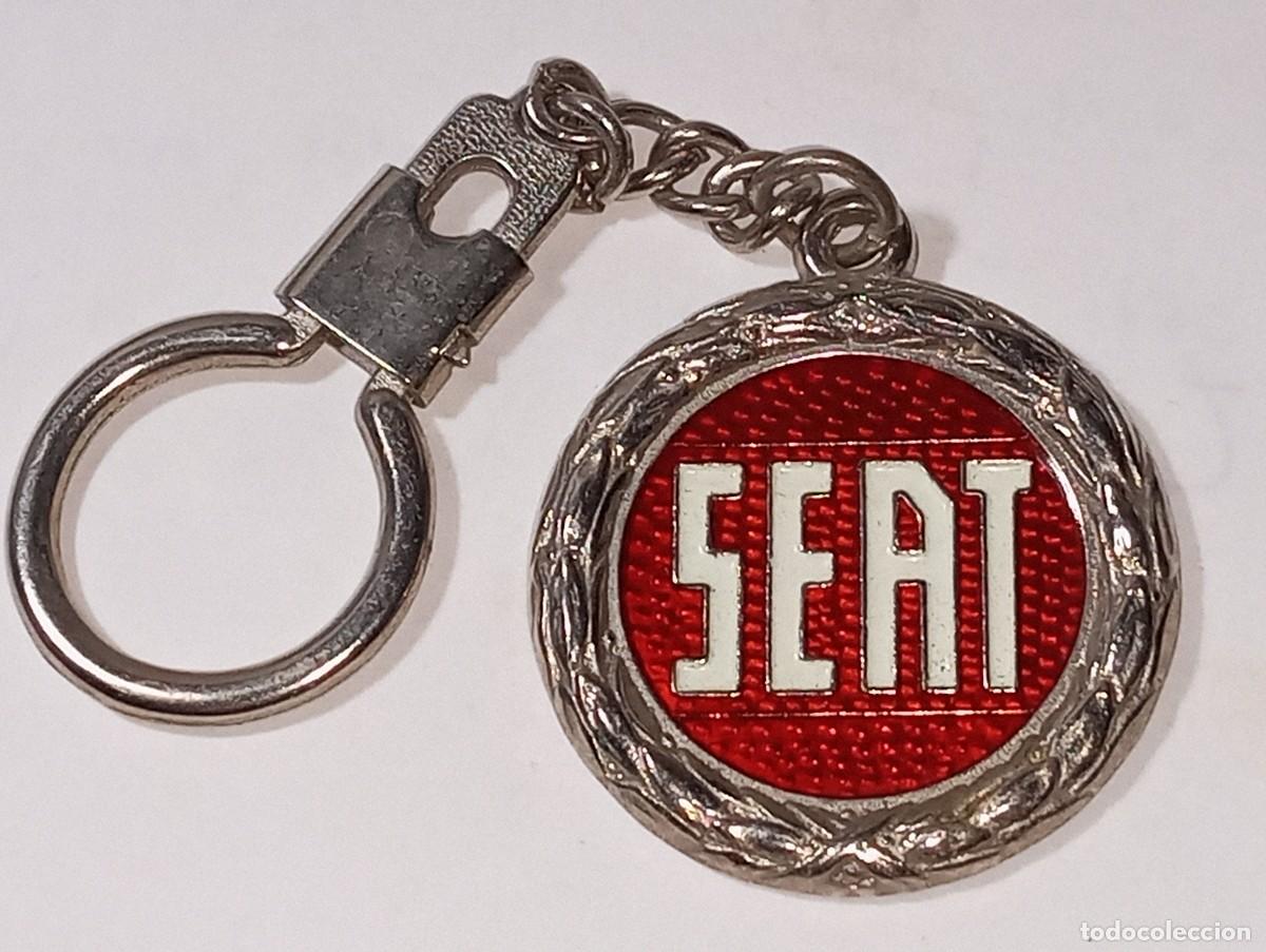 Coleccionismo de llaveros: ANTIGUO LLAVERO DE COCHES AUTOMOVILES SEAT CHUYVAL S.L SERVICIO OFICIAL TORRENTE A&Ntilde;OS 60