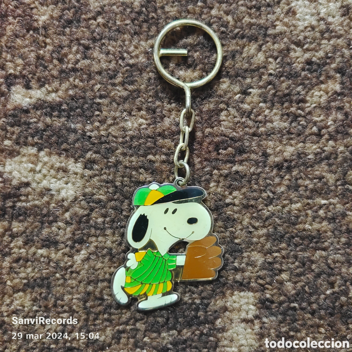 Coleccionismo de llaveros: LLAVERO SNOOPY BEISBOL