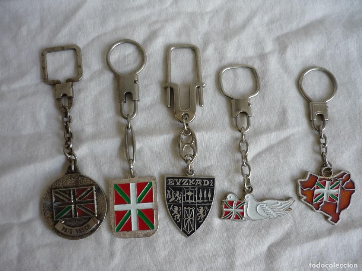 Coleccionismo de llaveros: 5 llaveros Pa&iacute;s Vasco Euzkadi - Foto 2