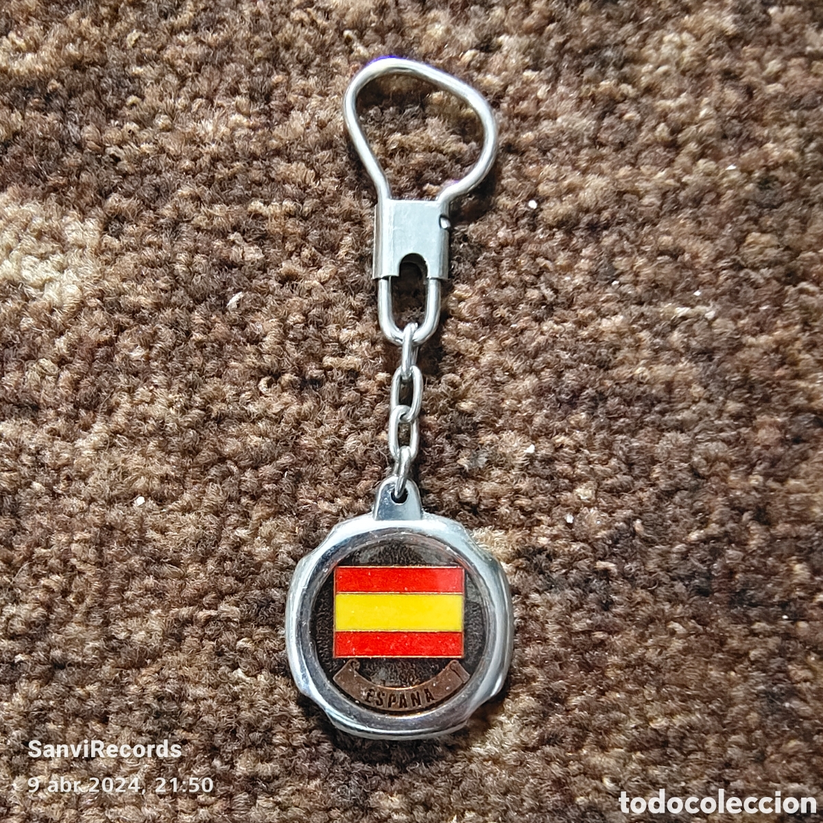 Collectionnisme de portes-cl&eacute;s: LLAVERO ESPA&Ntilde;A, J. MORATO SEGUROS (MANISES)