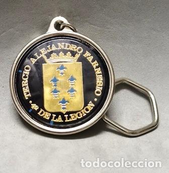 Coleccionismo de llaveros: LLAVERO TERCIO ALEJANDRO FARNESIO 4&ordm; DE LA LEGION GENRAL MILLAN ASTRAY X BANDERA - LLAV-24036- B-891