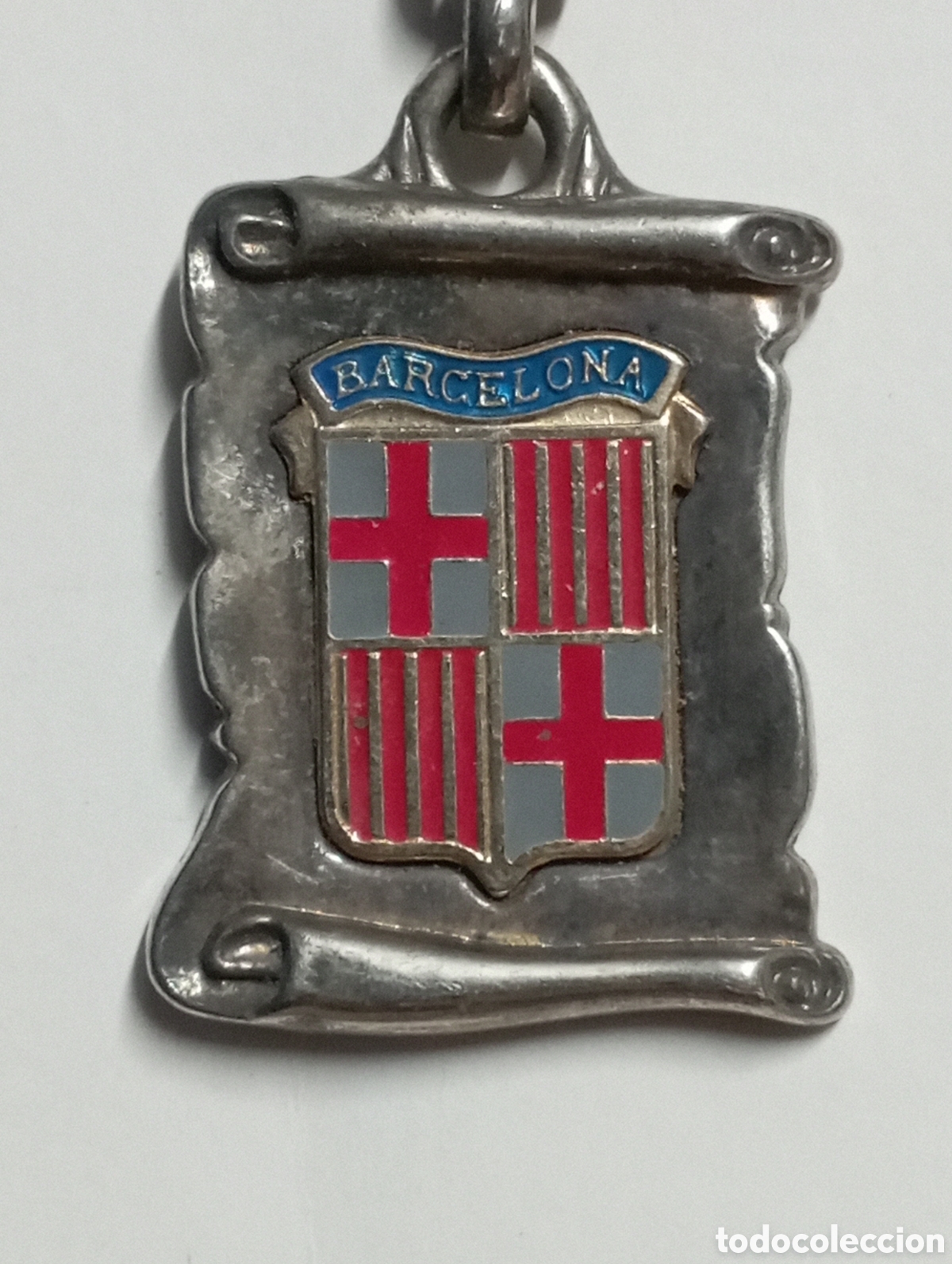 Coleccionismo de llaveros: Llavero Escudo de BARCELONA - Foto 2