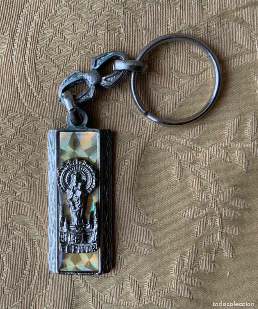 Coleccionismo de llaveros: LLAVERO VINTAGE VIRGEN DEL PILAR