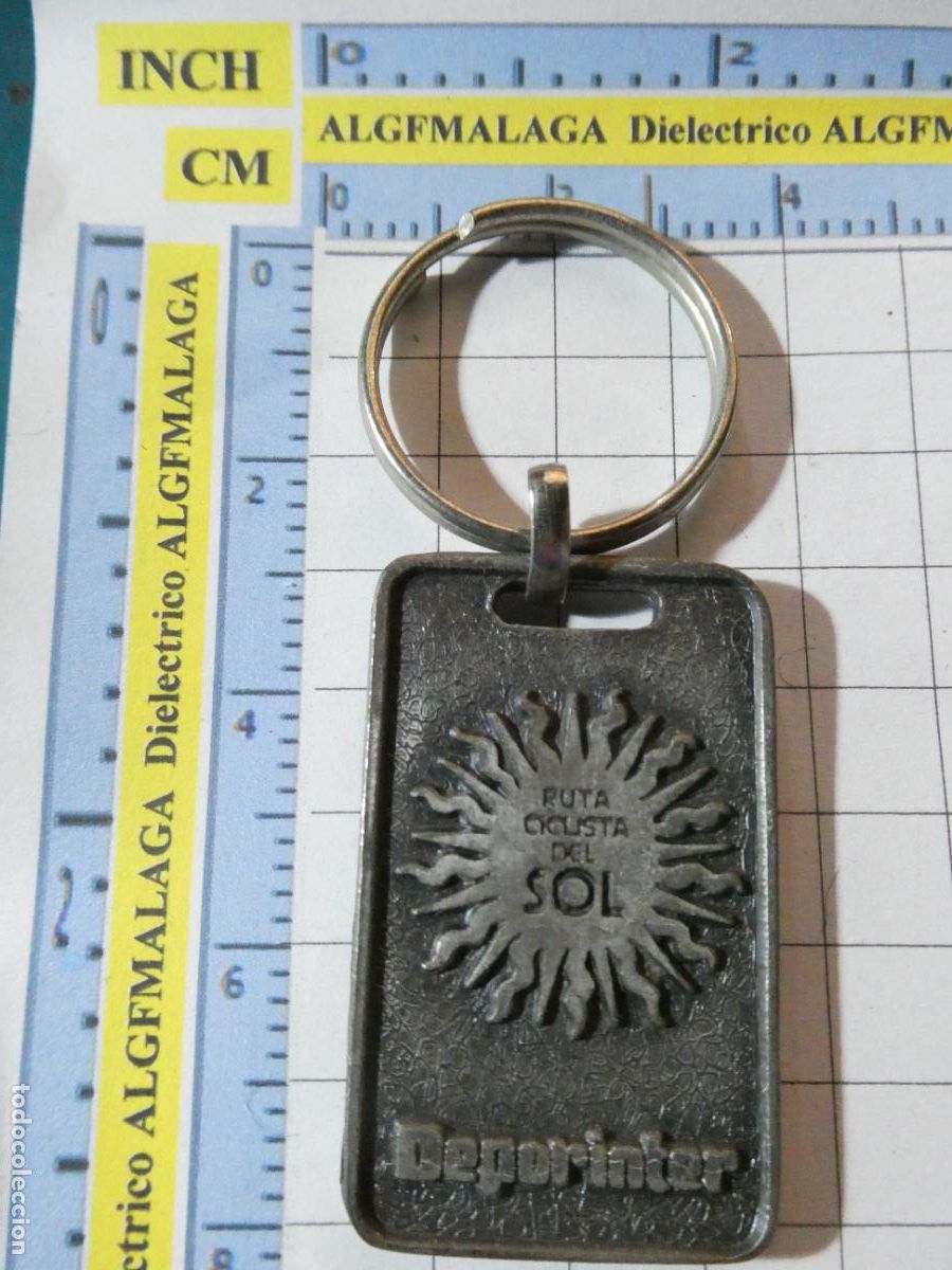 Coleccionismo de llaveros: LLAVERO DE DEPORTES. CICLISMO III VUELTA ANDALUC&Iacute;A A&Ntilde;O 1987 RUTA CICLISTA DEL SOL