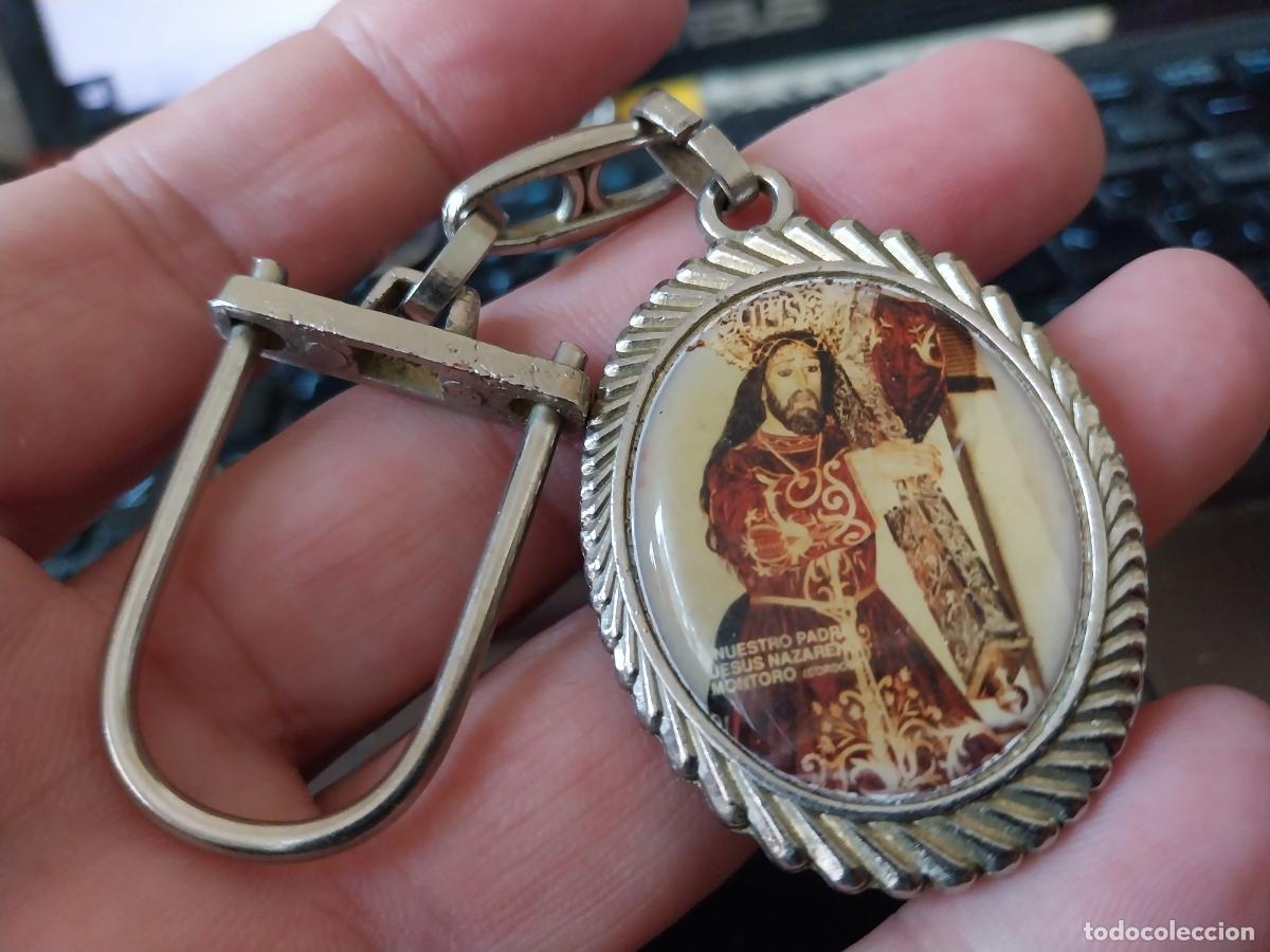 Coleccionismo de llaveros: MONTORO CRISTO JESUS NAZARENO LLAVERO METAL CROMADO 4,5CM ALTO