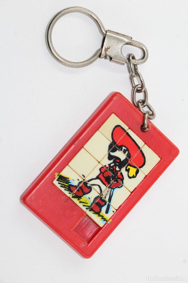 Coleccionismo de llaveros: A&Ntilde;OS 80s DARTACAN Y LOS 3 MOSQUEPERROS LLAVERO / PUZZLE BUEN ESTADO