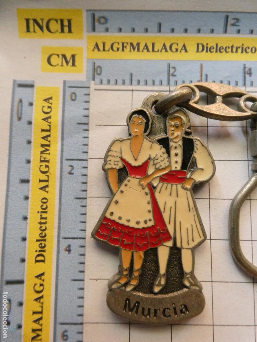 Colecionismo de porta-chaves: LLAVERO DE TURISMO. MURCIA. PAREJA TRAJES T&Iacute;PICOS