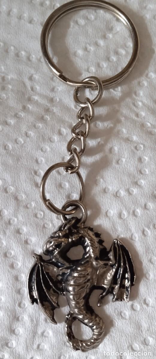 Colecionismo de porta-chaves: LLAVERO DRAGON DE METAL