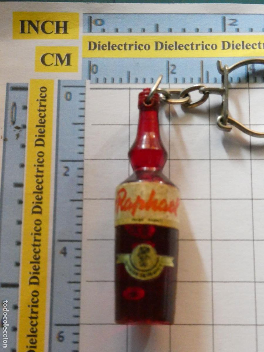 Colecionismo de porta-chaves: LLAVERO DE BEBIDAS. BOTELLA VINO ST RAPAHEL ROUGE APERITIF