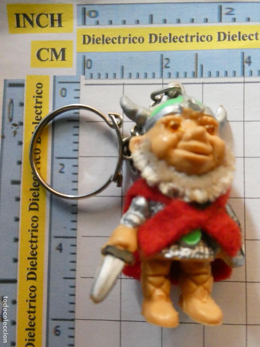 Coleccionismo de llaveros: LLAVERO FIGURITAS MINIATURAS. MU&Ntilde;ECO VIKINGO MADE IN DENMARK DINAMARCA