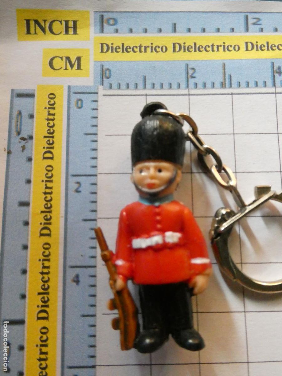 Coleccionismo de llaveros: LLAVERO FIGURITAS MINIATURAS. MU&Ntilde;ECO MILITAR UNIFORME BEEFEATER