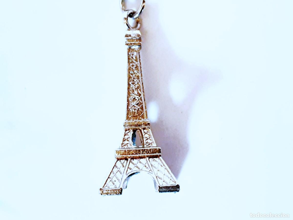 Coleccionismo de llaveros: LLAVERO TORRE EIFFEL RECUERDO DE PARIS - Foto 5