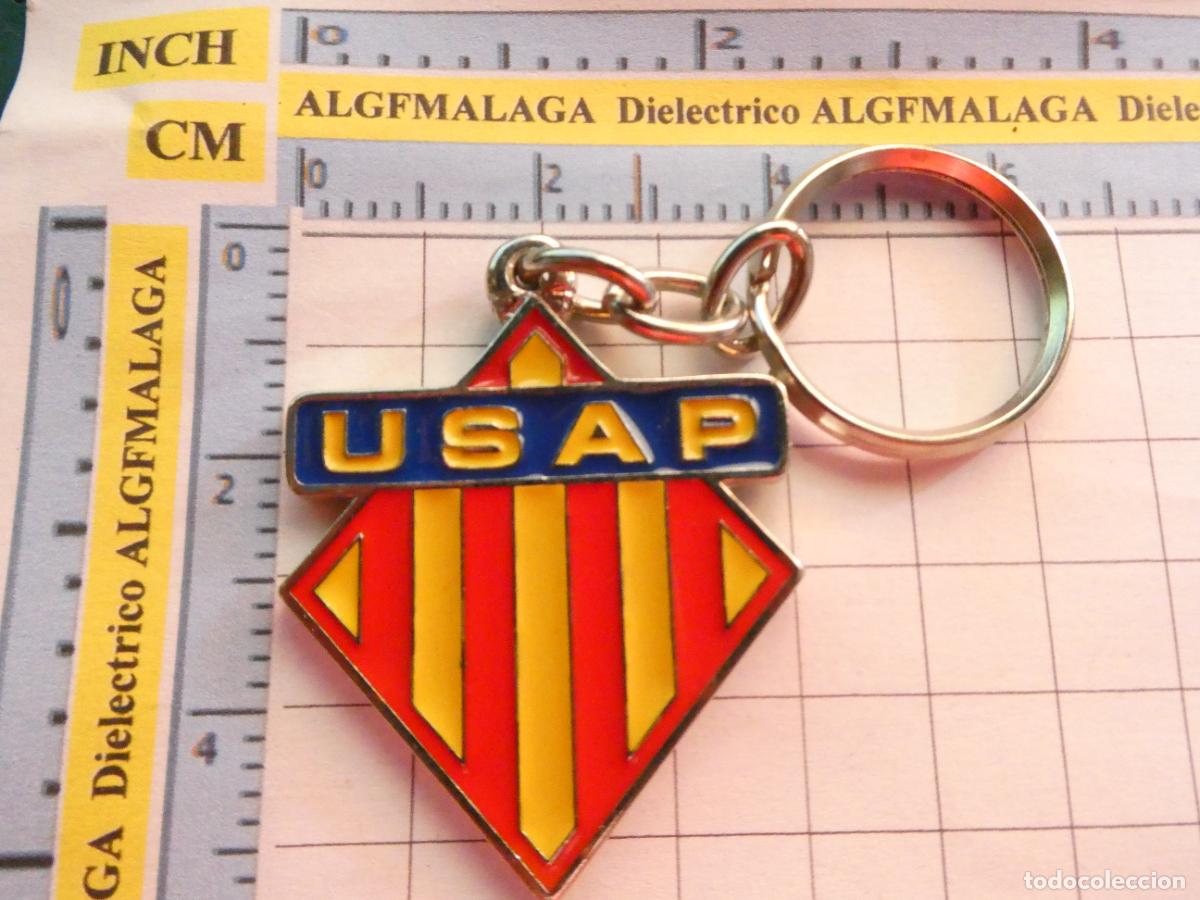 Collection of Keychains: LLAVERO DE DEPORTES. RUGBY. FRANCE TELECOM TELEFON&Iacute;A. USAP PERPIGNAN