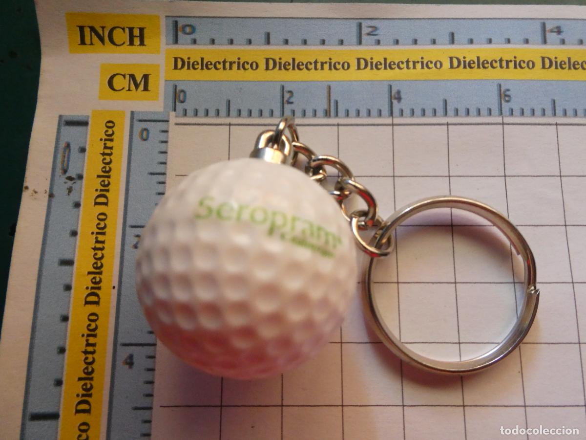 Coleccionismo de llaveros: LLAVERO DE MEDICINAS MEDICAMENTOS. PELOTA BOLA GOLF. SEROPRAM