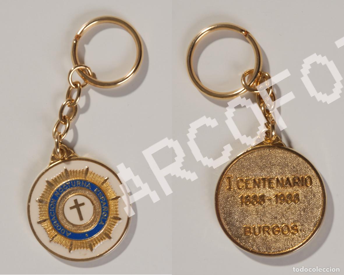 Coleccionismo de llaveros: LLAVERO - ADORACI&Oacute;N NOCTURNA ESPA&Ntilde;OLA - I CENTENARIO 1888 - 1988 - BURGOS