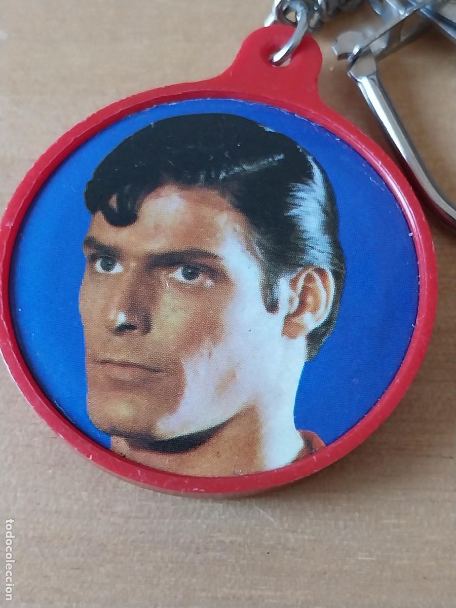 Coleccionismo de llaveros: SUPERMAN 1979 DC COMICS JOSMAN LLAVERO PL&Aacute;STICO ORIGINAL VINTAGE 3,8CM QUIOSCO MAGN&Iacute;FICO