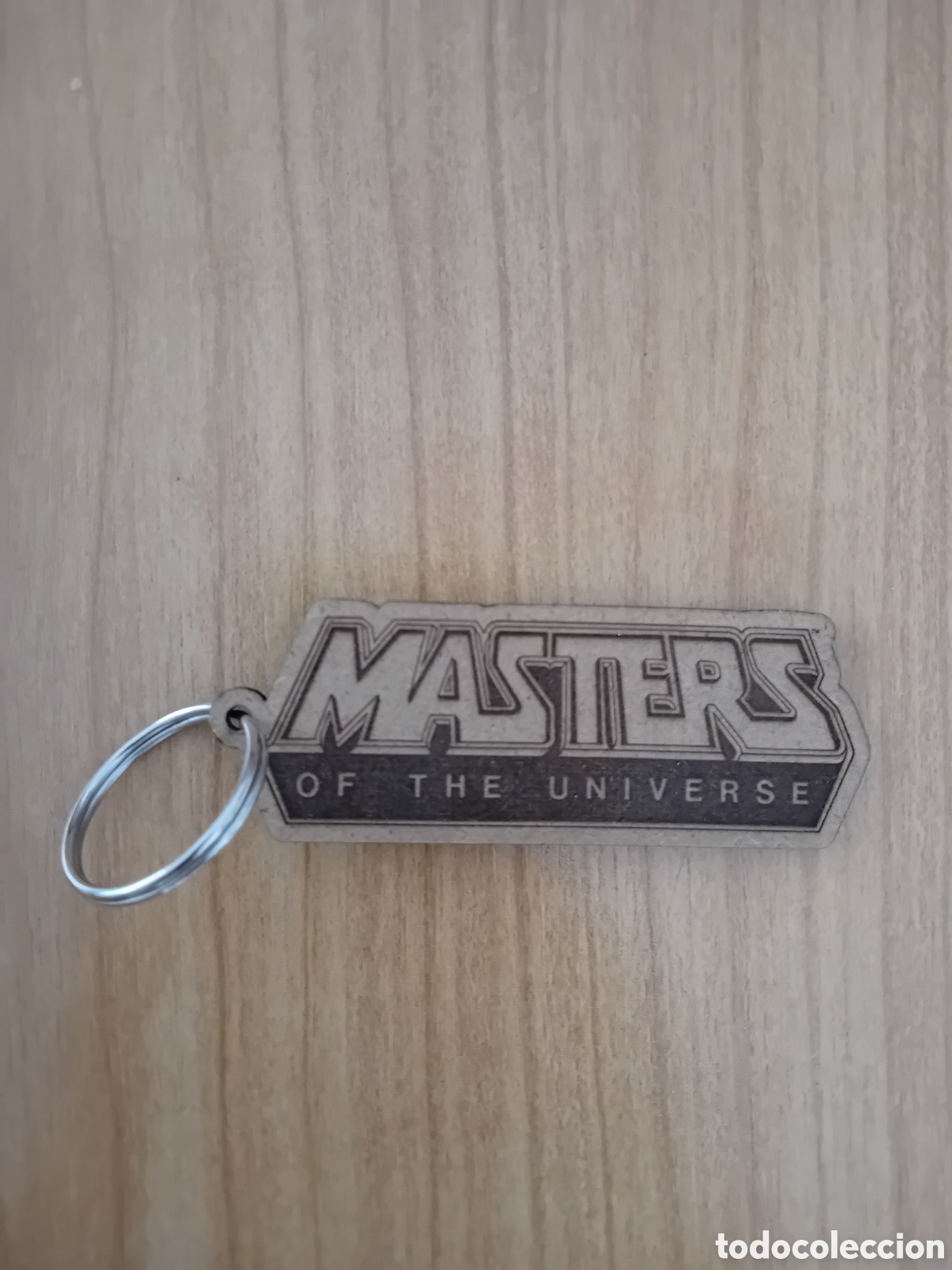Colecionismo de porta-chaves: EXCLUSIVO LOTE 4 LLAVEROS MASTERS DEL UNIVERSO. HECHOS EN MADERA