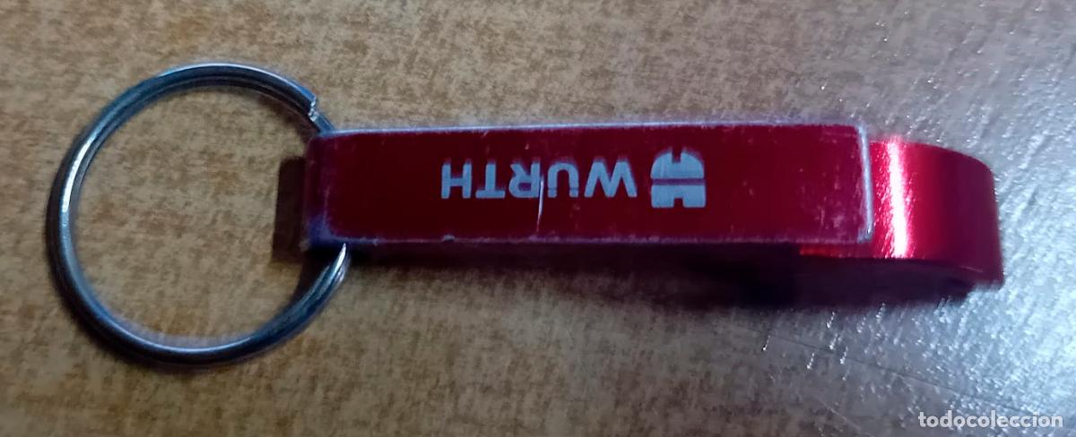 Collection of Keychains: llavero - abridor - abre botellas publicidad - Wurth
