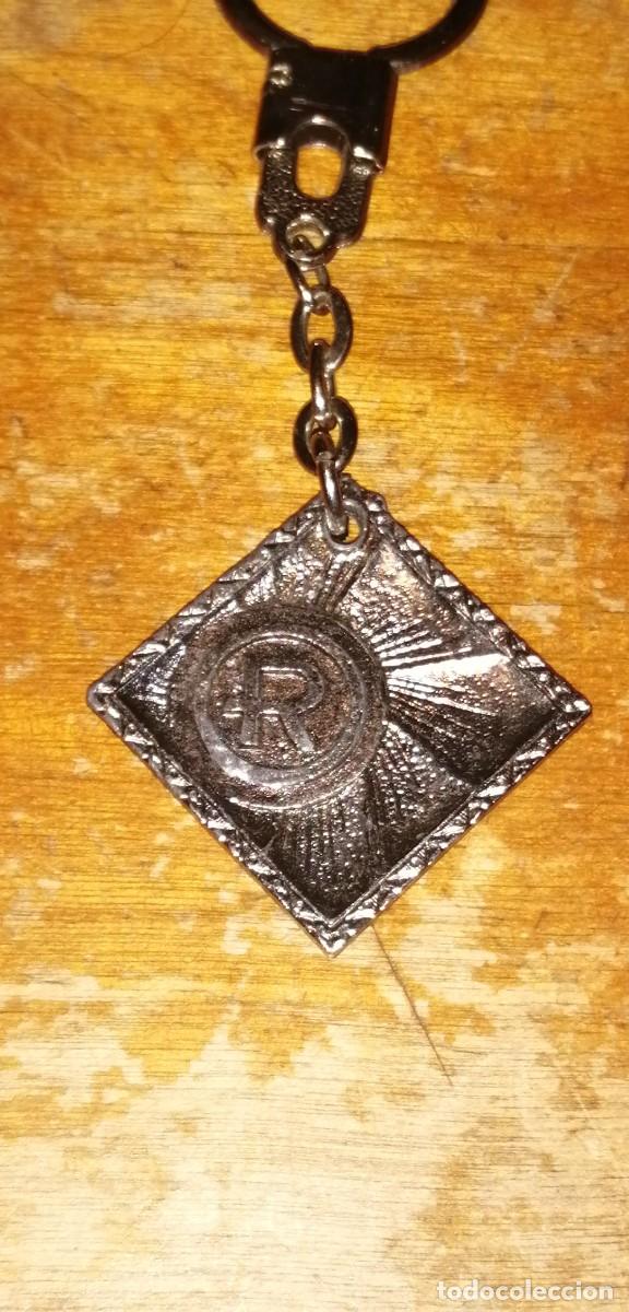 Collection of Keychains: LLAVERO REPSOL ACEITES LUBRICANTES PETROLEOS CUADRADO