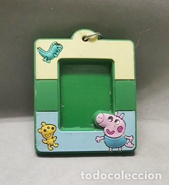 Coleccionismo de llaveros: LLAVERO DE GOMA MARCO CON PEPPA PIG - LLAV-25339 - B-947
