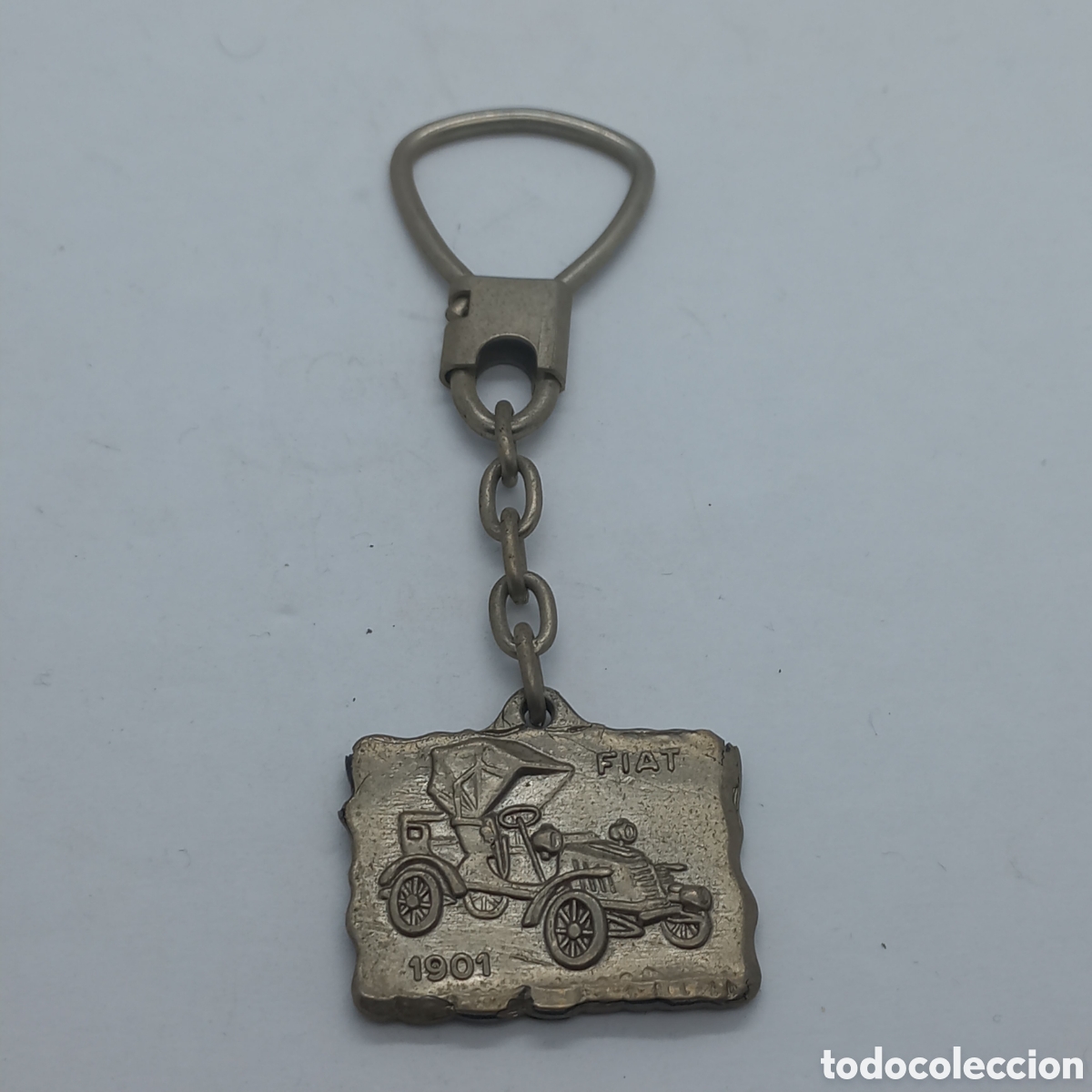 Coleccionismo de llaveros: Llavero coches. FIAT 1901. Talleres Argimino. Madrid. Ver bien fotos