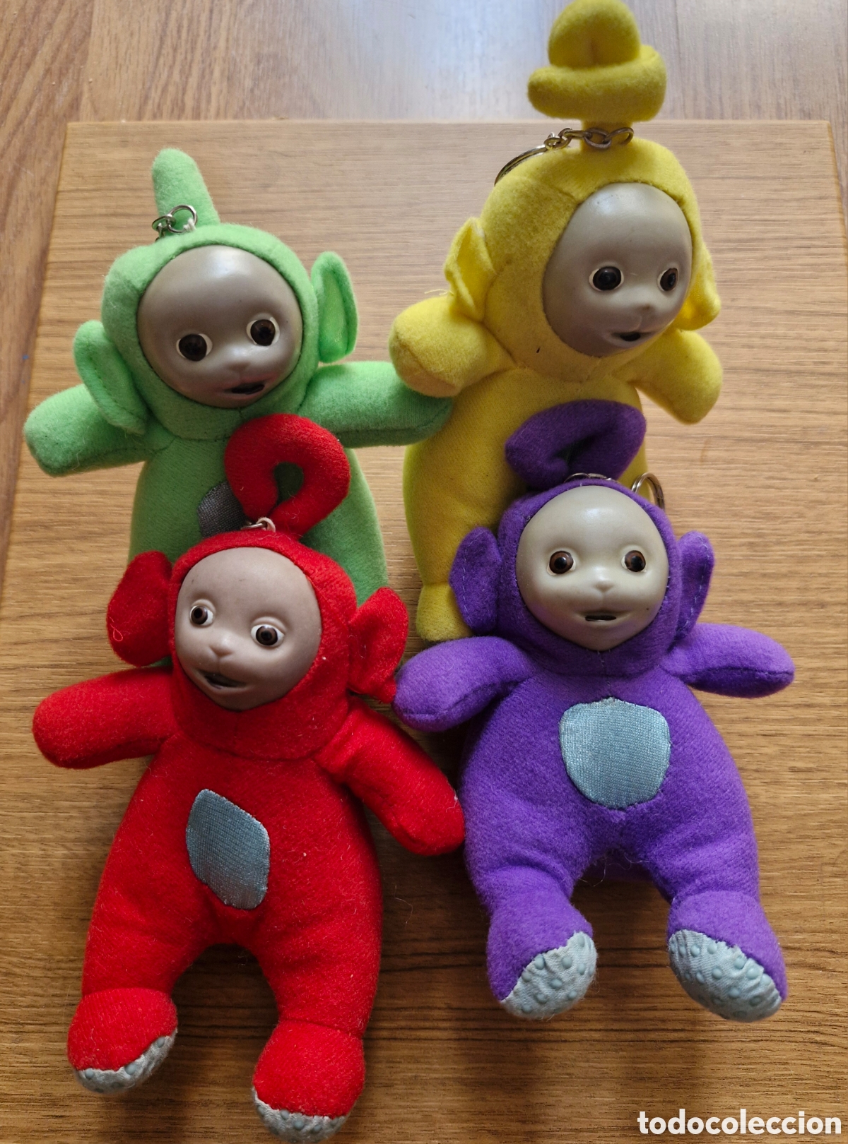 Coleccionismo de llaveros: 4 LLAVEROS PELUCHES TELETUBBIES - Foto 1