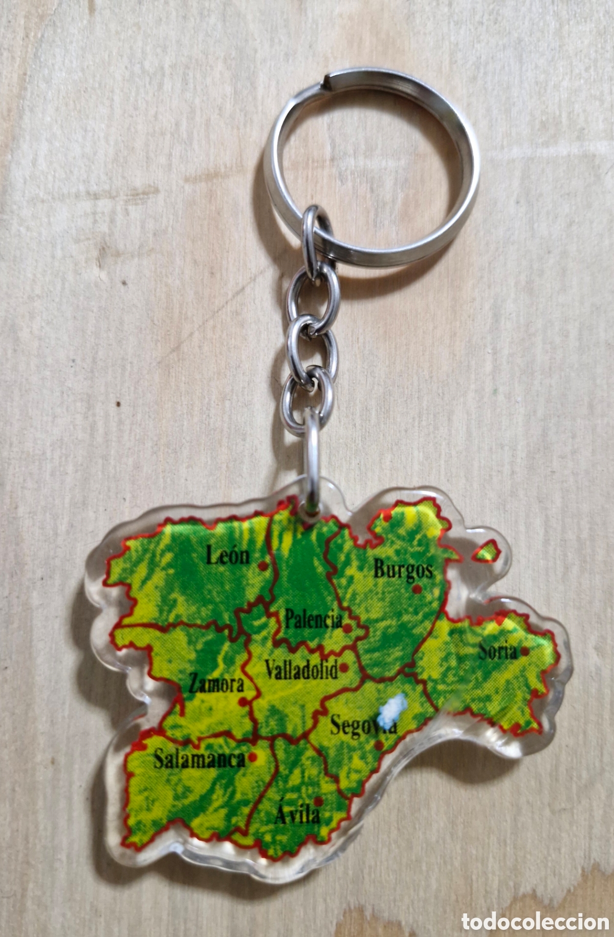 Coleccionismo de llaveros: LLAVERO JUNTA DE CASTILLA Y LE&Oacute;N MAPA - Foto 1