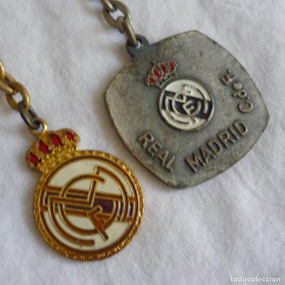 Coleccionismo de llaveros: 2 antiguos llaveros del Real Madrid - Foto 1