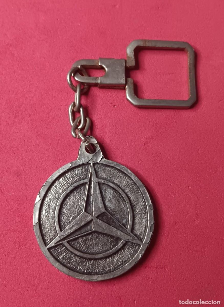 Coleccionismo de llaveros: antiguo llavero coche logo anagrama estrella mercedes