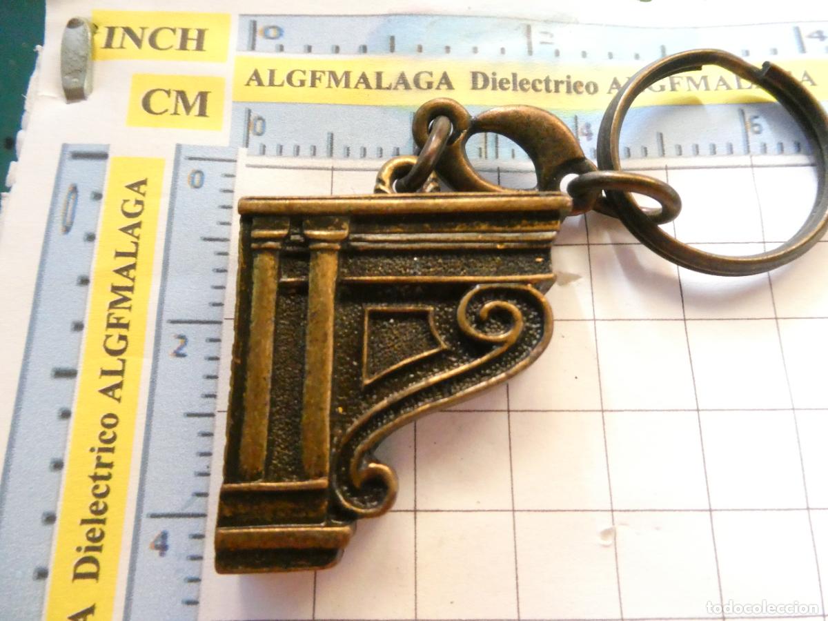 Collection of Keychains: LLAVERO TIPO BRONCE MACIZO. VOLUTA COLUMNA CAPITEL MOLDURA