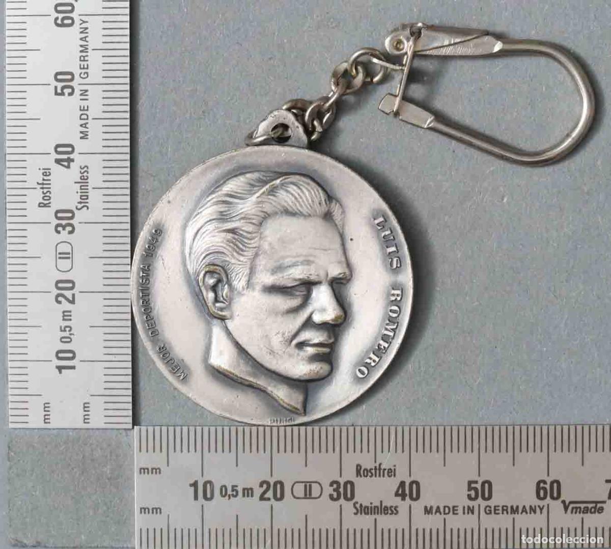 Colecionismo de porta-chaves: LLAVERO. LUIS ROMERO. MEJOR DEPORTISTA 1949. EL MUNDO DEPORTIVO. 1971